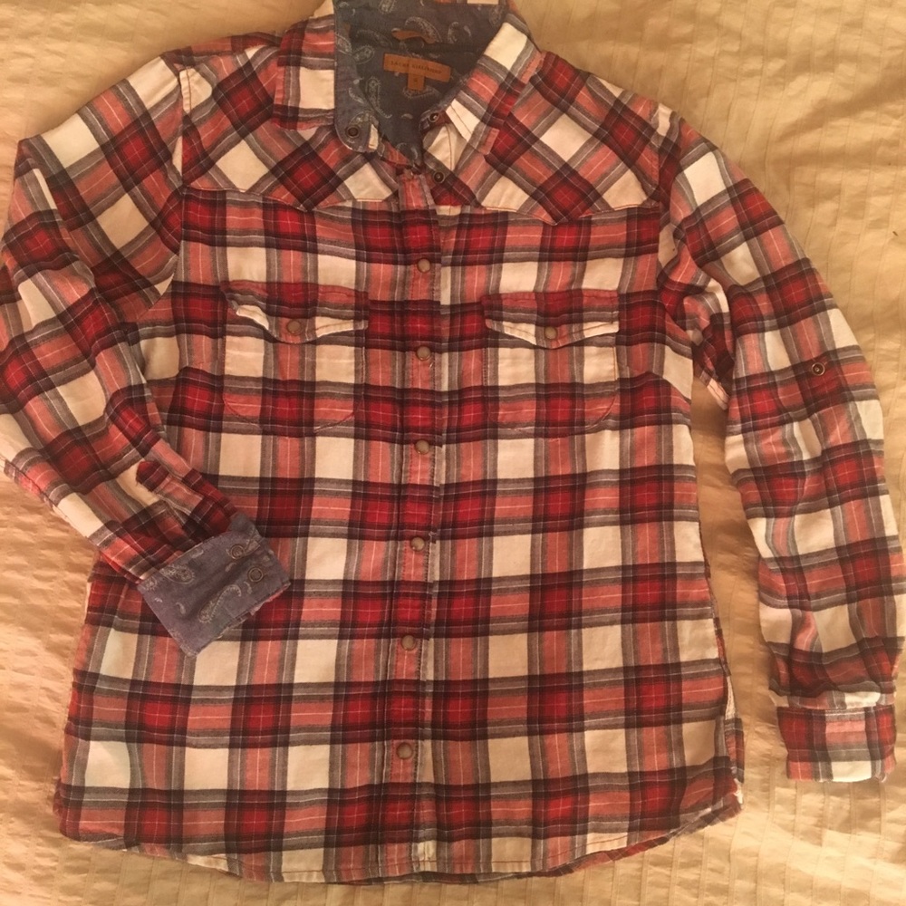 Cozy boyfriend plaid shirt